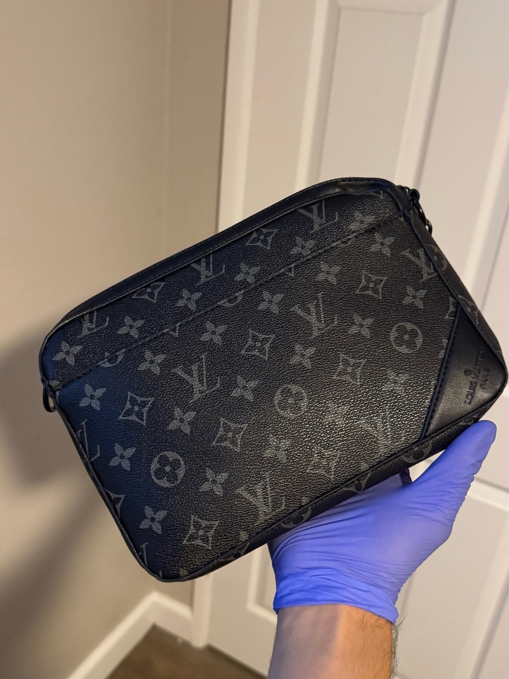Louis Vuitton Black Monogram Eclipse Belt Bag Pouch